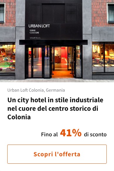 Un city hotel in stile industriale nel cuore del centro storico di Colonia
