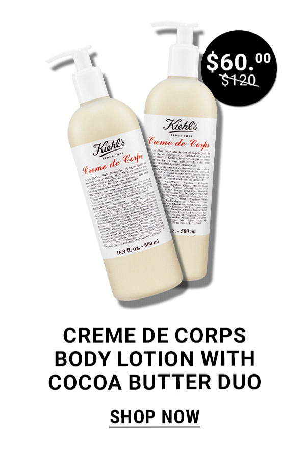 CREME DE CORPS BODY LOTION WITH COCOA BUTTER DUO