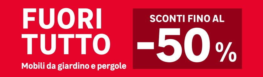 Fuori tutto: sconti fino al -50%