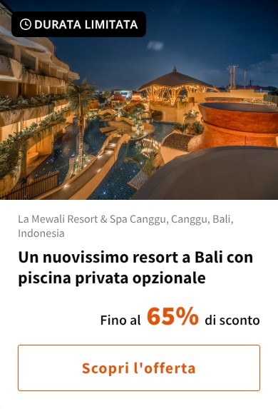 Un nuovissimo resort a Bali con piscina privata opzionale