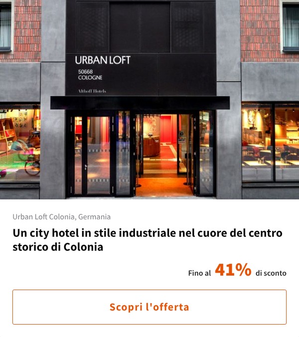 Un city hotel in stile industriale nel cuore del centro storico di Colonia