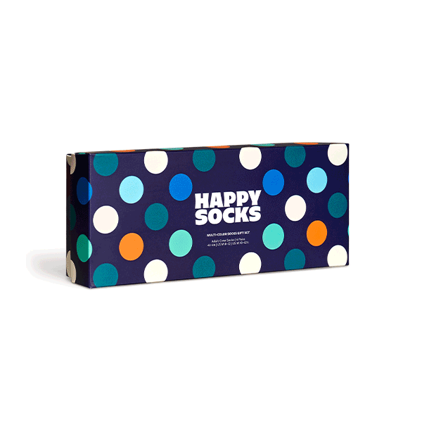 Set regalo di calzini multicolori in confezione da 4