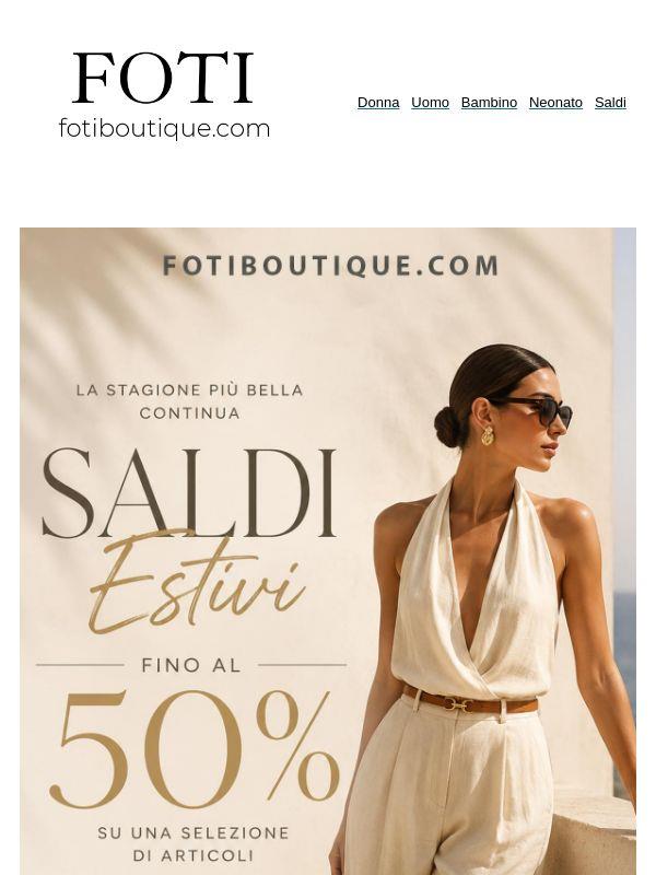 I Saldi Più Esclusivi Continuano.