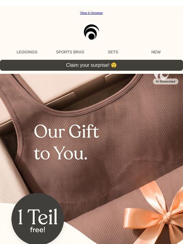 A gift for you. 🎁