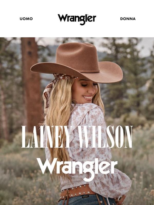 La nuovissima collezione Lainey Wilson Wrangler