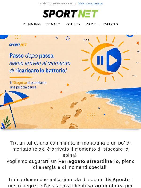 Passo dopo passo... ci prendiamo una pausa! Buone vacanze da Sportnet