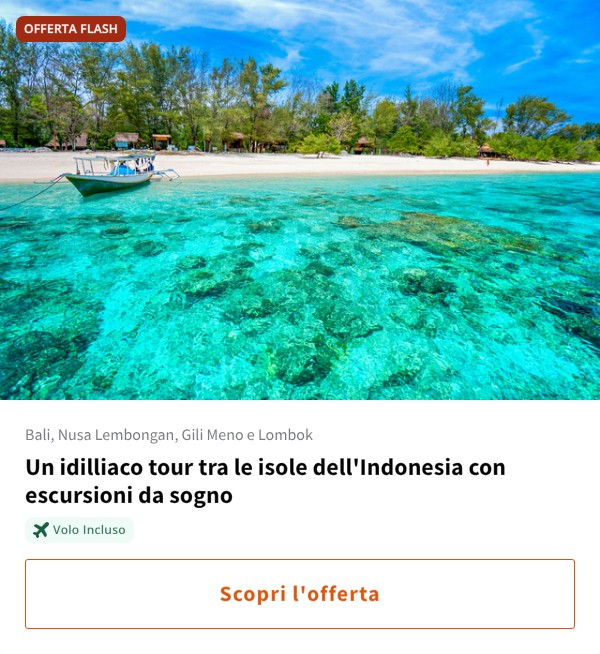 Un idilliaco tour tra le isole dell'Indonesia con escursioni da sogno