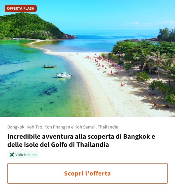 Incredibile avventura alla scoperta di Bangkok e delle isole del Golfo di Thailandia