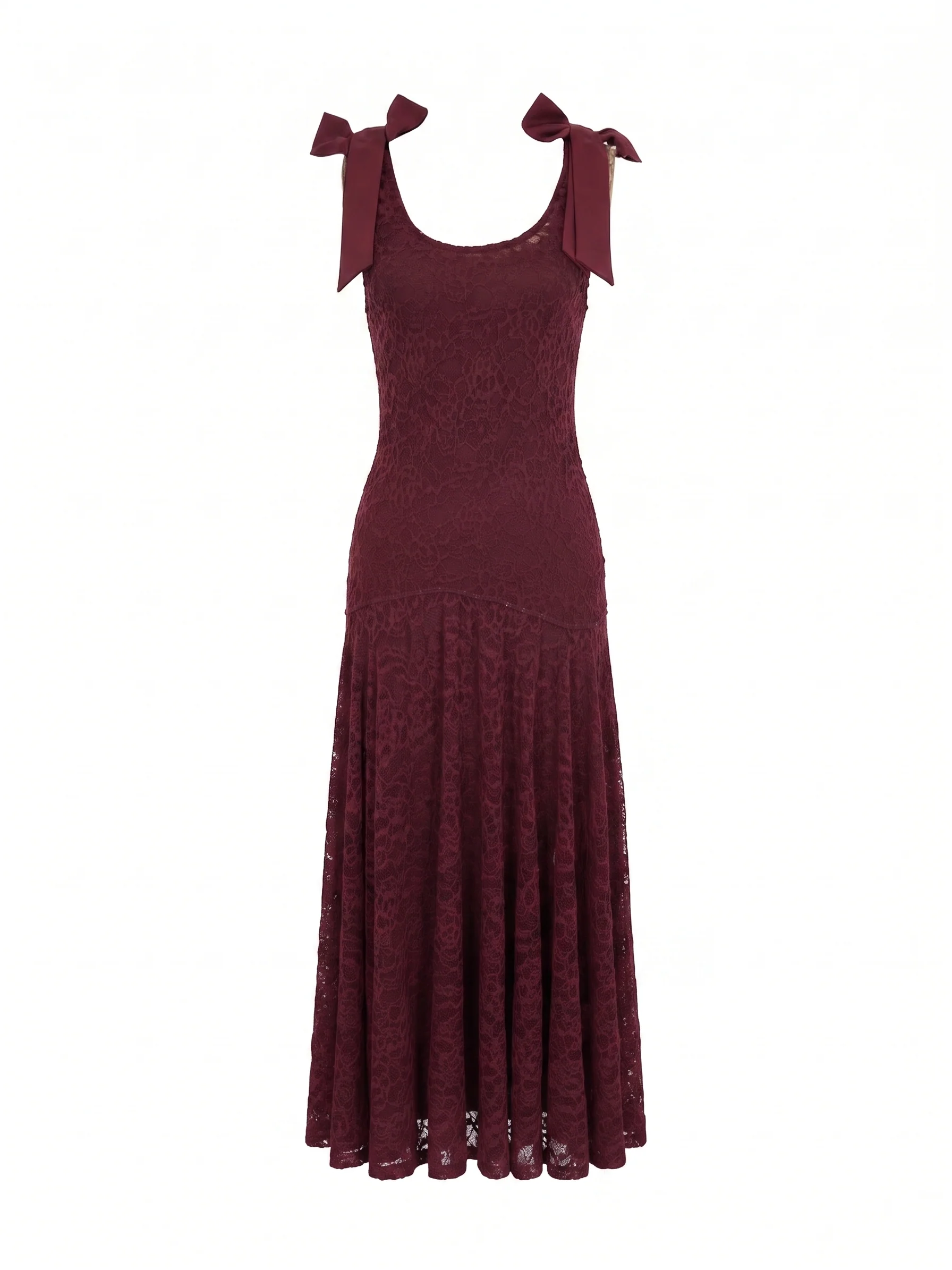 Image of Vestito NIKI - BURGUNDY