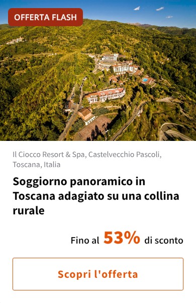 Soggiorno panoramico in Toscana adagiato su una collina rurale