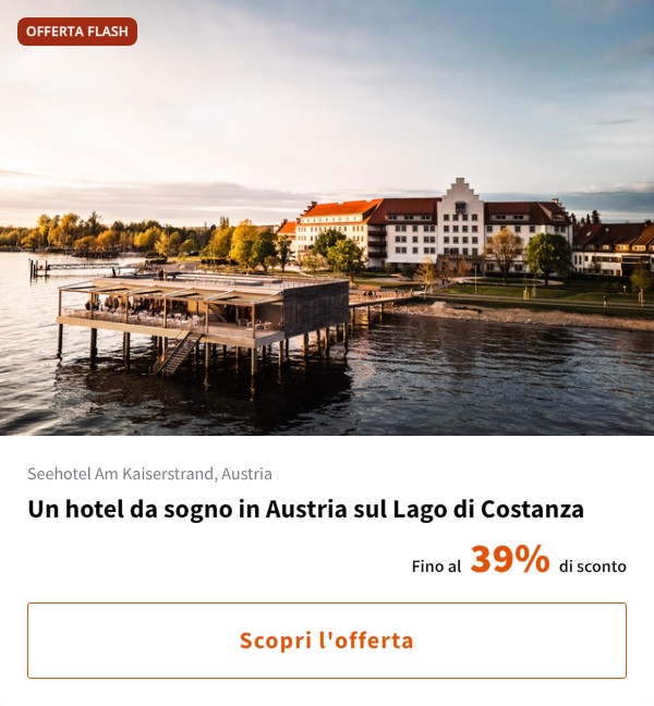 Un hotel da sogno in Austria sul Lago di Costanza