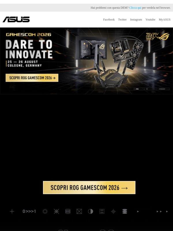 🎮 ROG Gamescom 2026 è arrivato