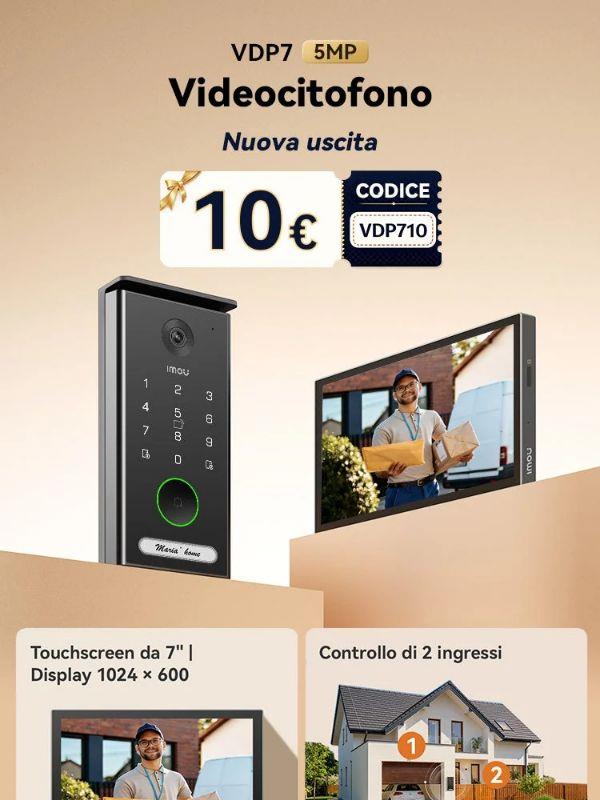 Guarda, parla e sblocca — tutto da un unico videocitofono