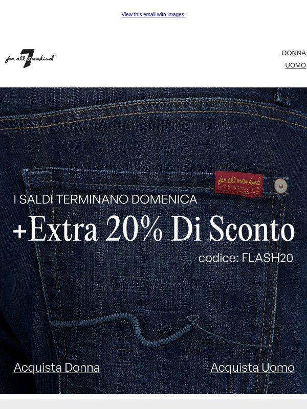 IL TUO EXTRA 20% È QUI