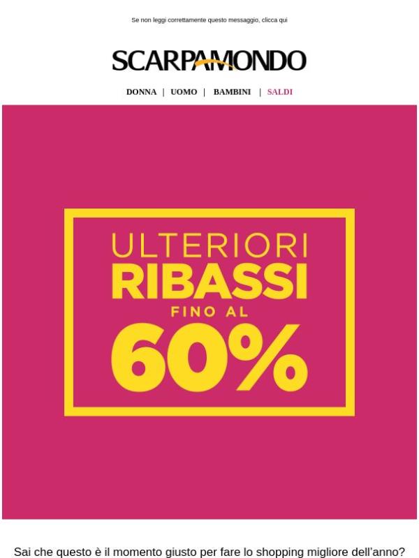 Fino al -70% su tantissimi modelli! 😍