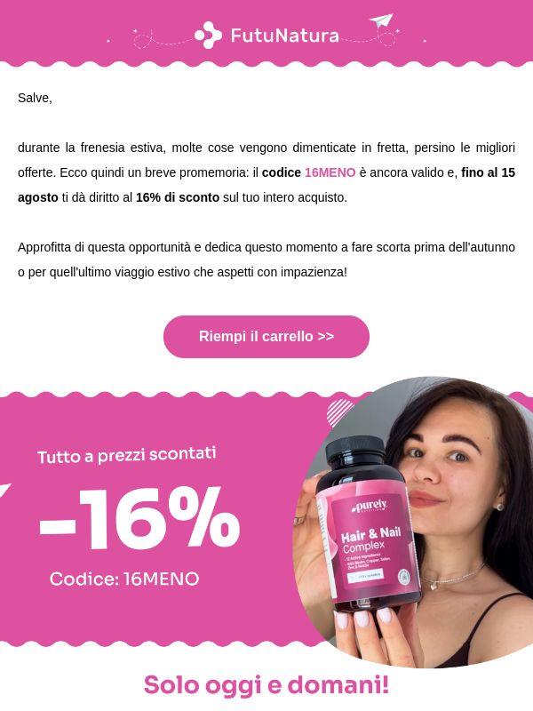 Il -16% è ancora valido 🌊