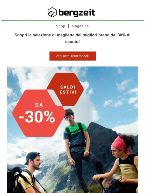 🔴 Magliette estate da -30%