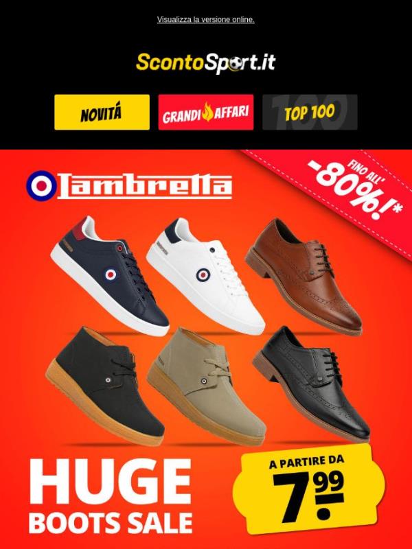 Grande svendita di scarpe Lambretta 🤩 a partire da soli 7,99 €!