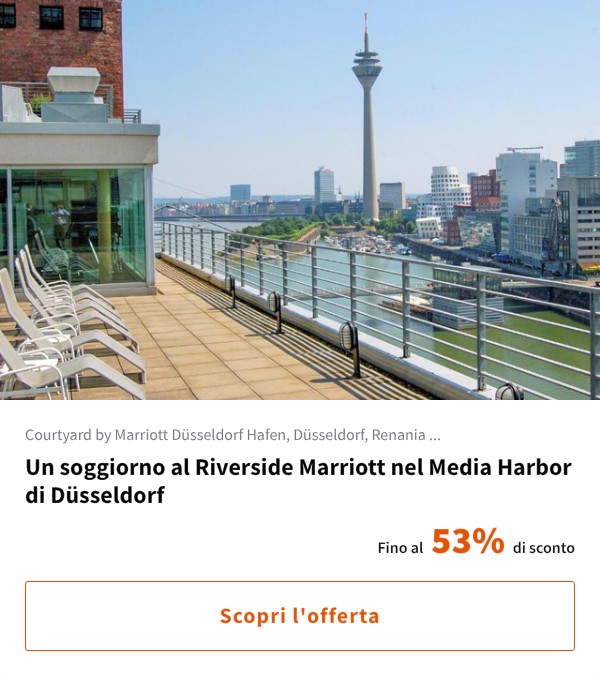 Un soggiorno al Riverside Marriott nel Media Harbor di Düsseldorf