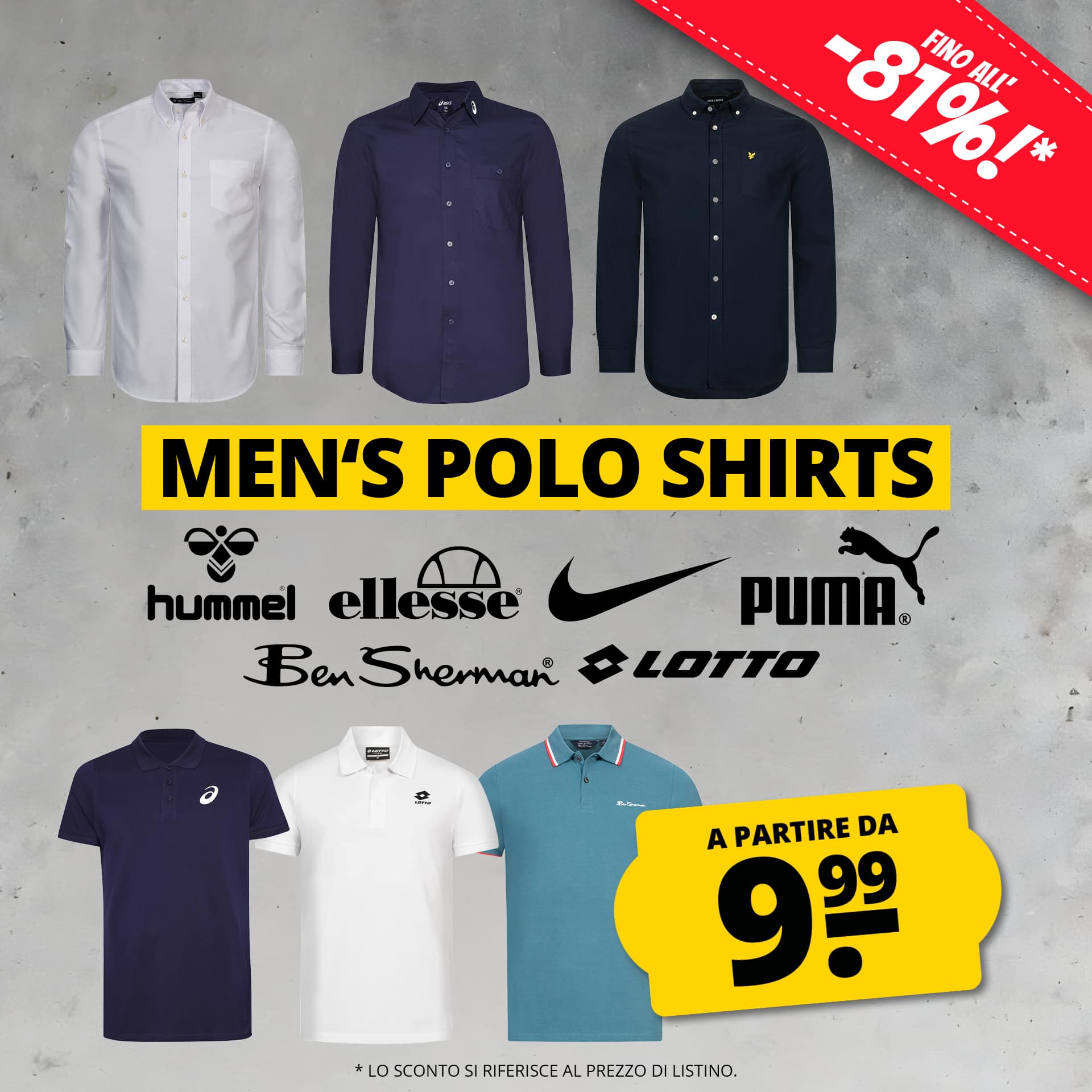 Camicie e polo da uomo