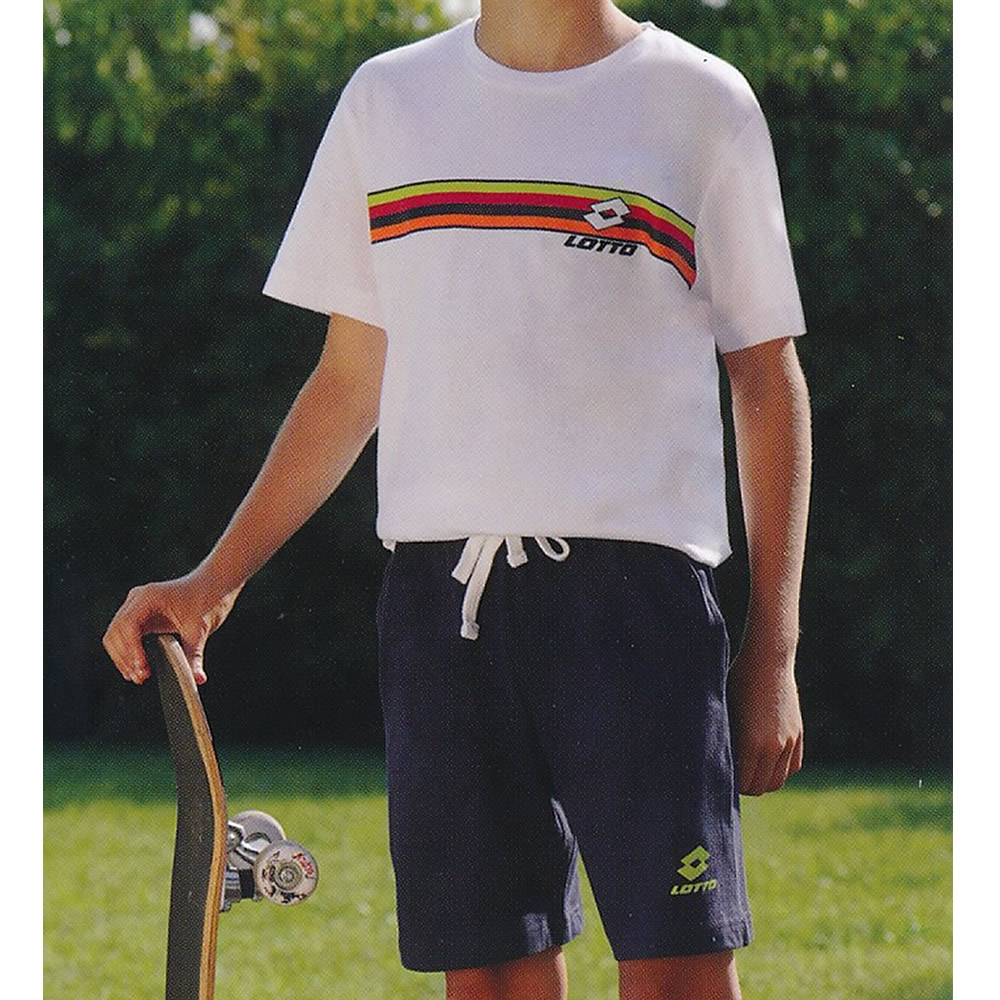 Image of PIGIAMA DA RAGAZZO ESTIVO 8021 T-SHIRT E PANTALONCINO LOTTO