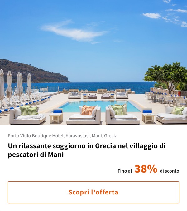 Un rilassante soggiorno in Grecia nel villaggio di pescatori di Mani
