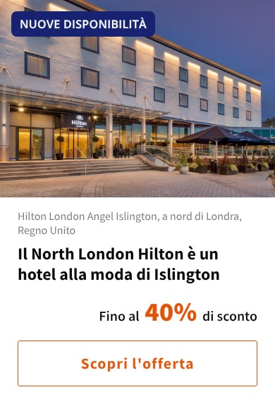 Il North London Hilton è un hotel alla moda di Islington