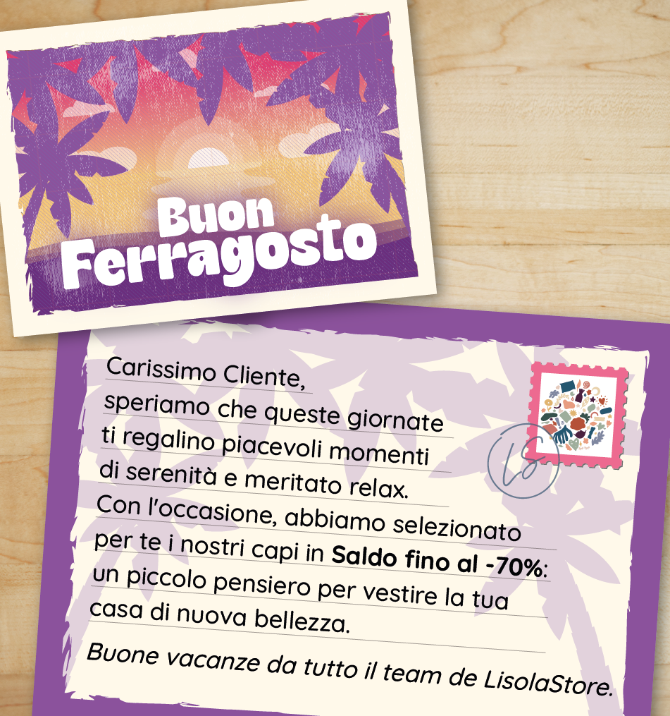 Buon Ferragosto da tutto il team de LisolaStore