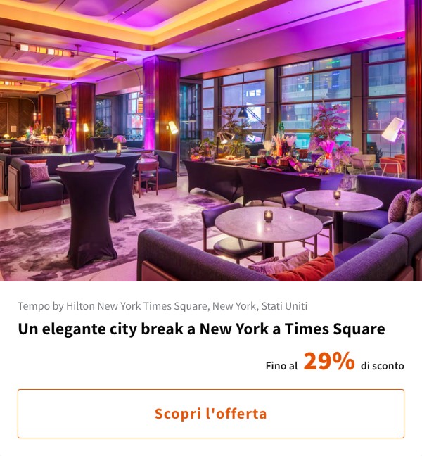 Un elegante city break a New York a Times Square
