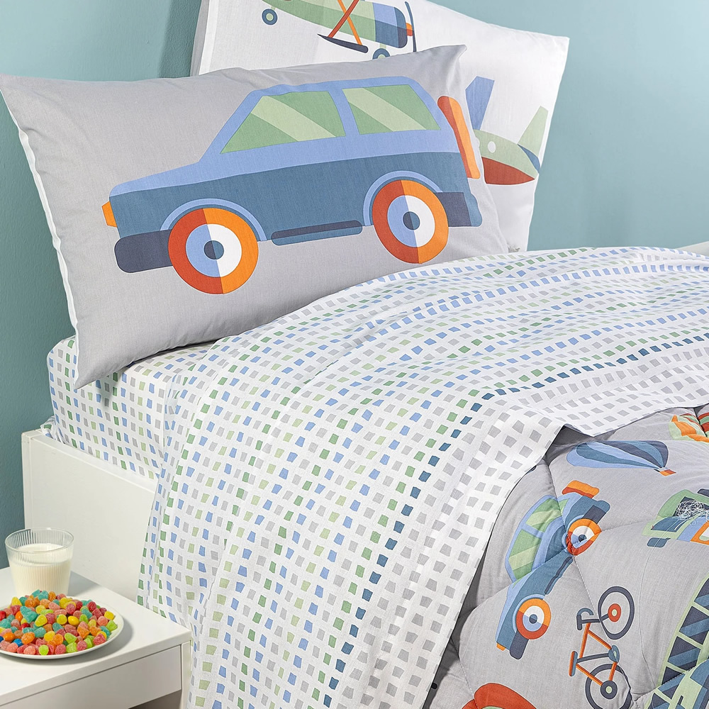 Image of COMPLETO LENZUOLA SINGOLO TOYS PURO COTONE CALEFFI