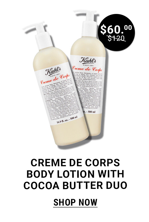 Creme De Coprs Body Lotion With Cocoa Butter Duo