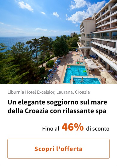 Un elegante soggiorno sul mare della Croazia con rilassante spa