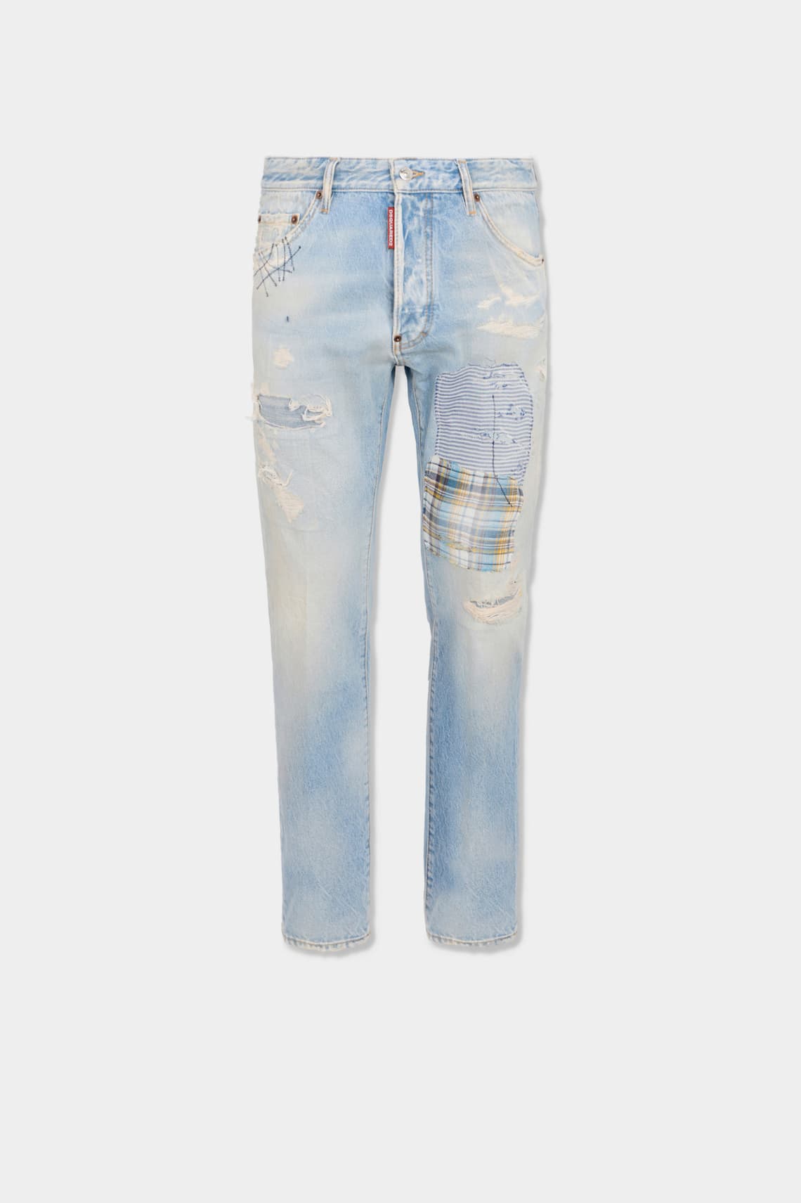 Patched Superlite Teddy Jeans
