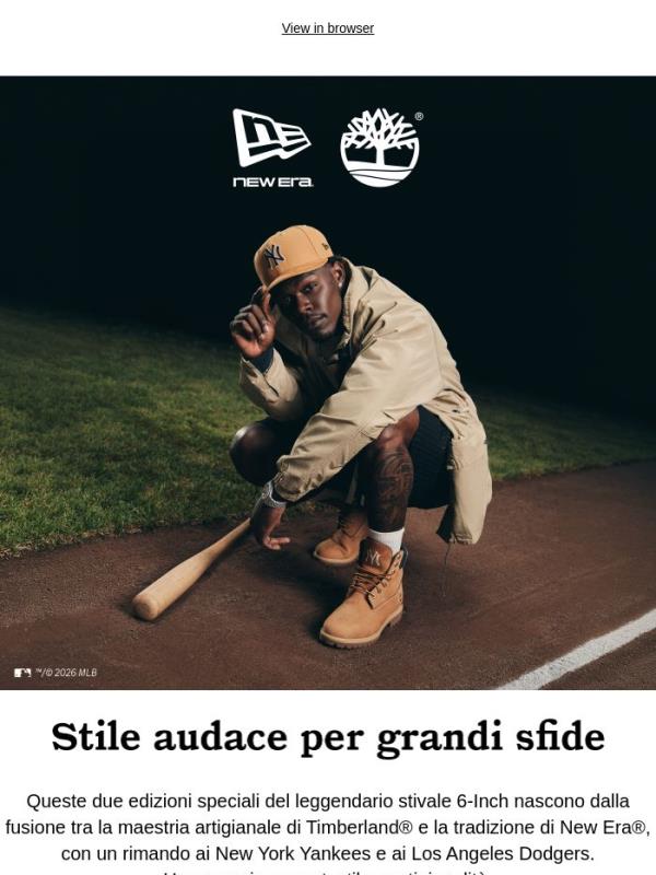 Timberland® x New Era® è arrivato