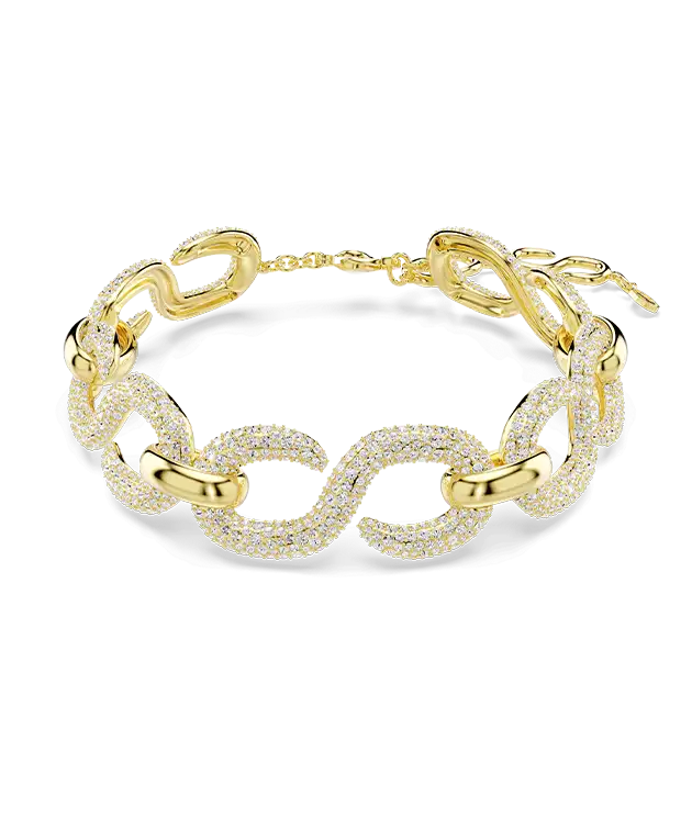 Girocollo Dextera, Taglio Round, Bianco, Finitura oro 18k