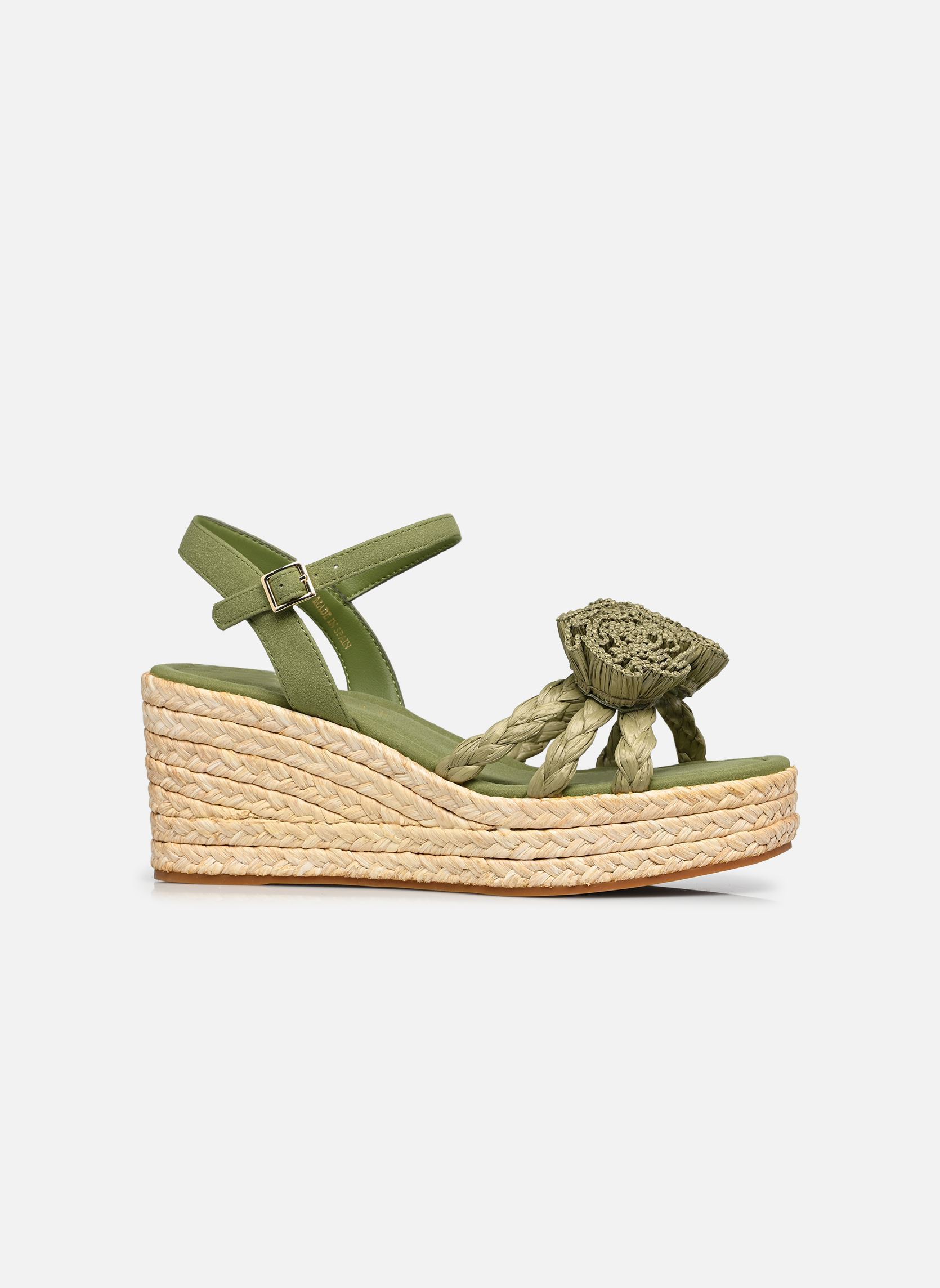 Sandali con zeppa e platform Palomitas by Paloma Barcelo GALENA donne verde