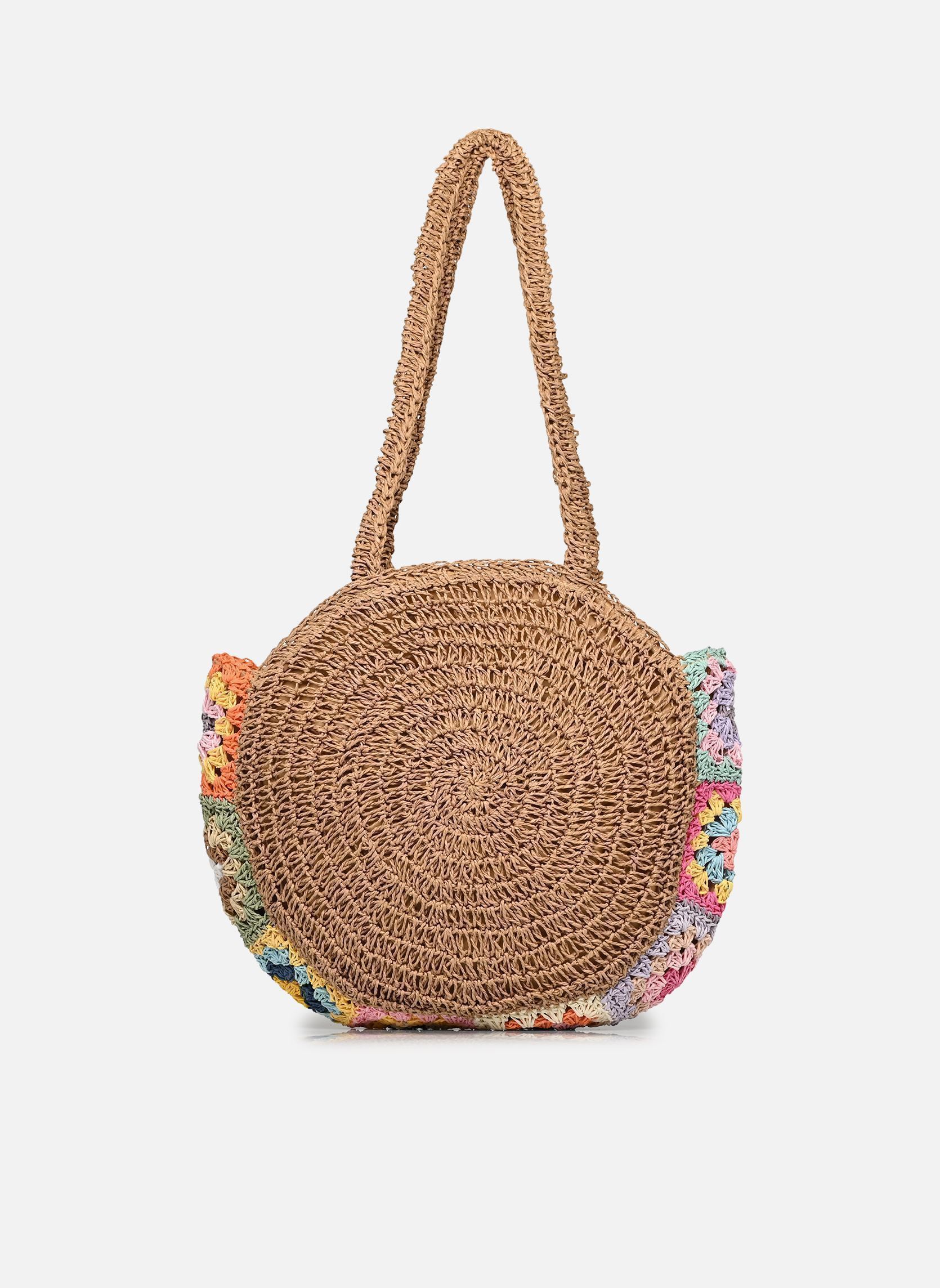 Borse Pieces PCKILLIE ROUND FA SHOPPING donne beige