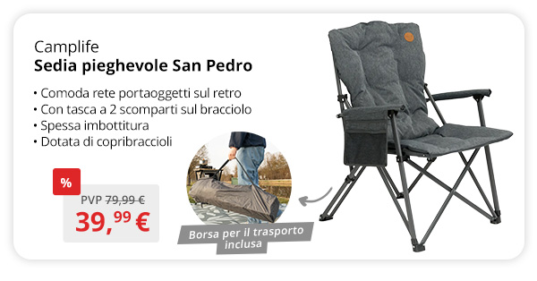 Sedia pieghevole San Pedro