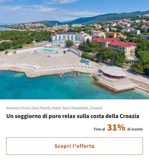 Un soggiorno di puro relax sulla costa della Croazia
