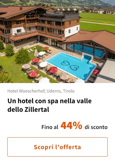 Un hotel con spa nella valle dello Zillertal