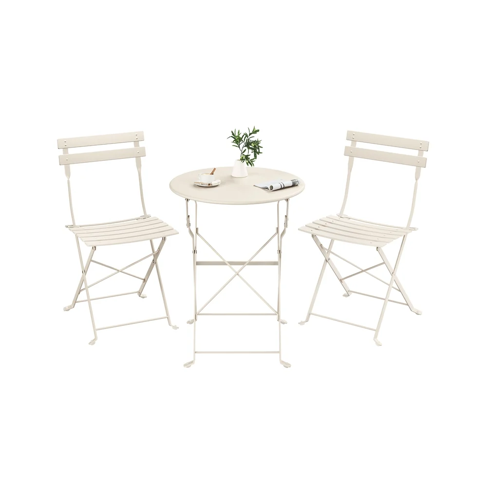 Image of Set da Giardino Pieghevole per Balcone e Terrazza