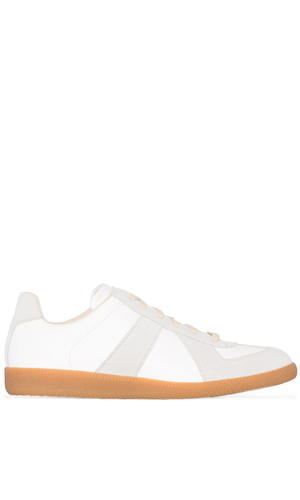 Replica leather sneakers