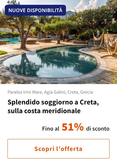 Splendido soggiorno a Creta, sulla costa meridionale