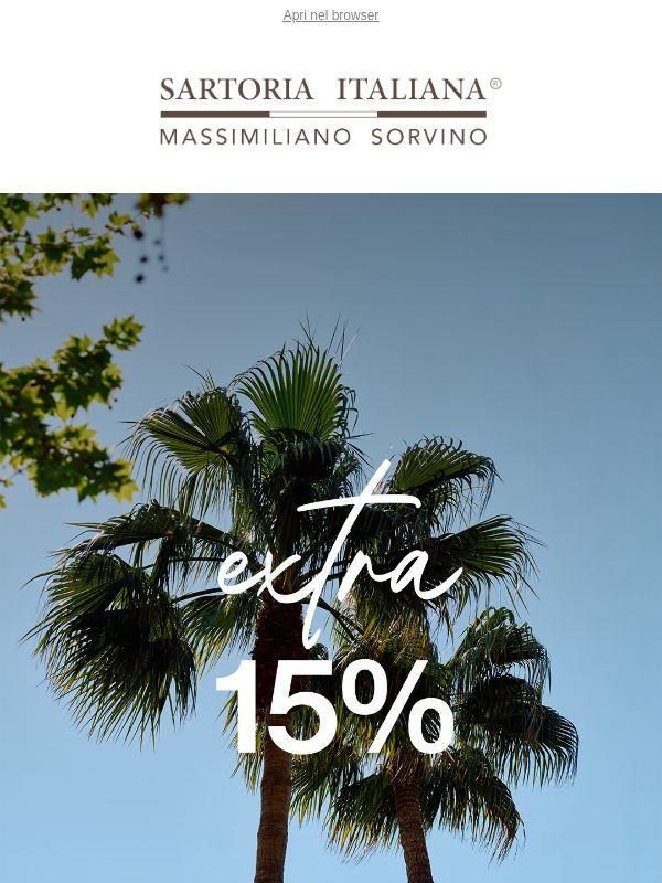 Ultime ore: l’EXTRA 15% sui saldi termina oggi