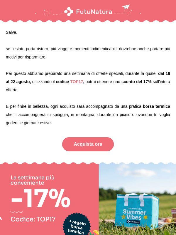 Fantastico sconto del 17% + regalo 🎀