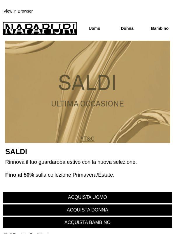 Must-have in saldo