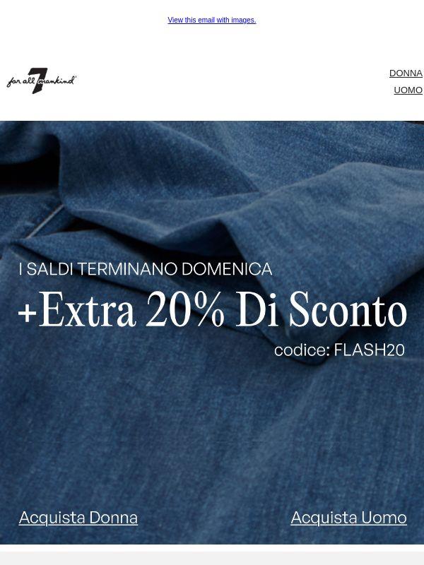 APPROFITTA DI UN EXTRA 20%