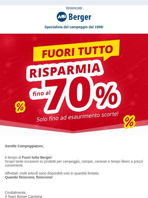 Fuori Tutto Berger! 🔥