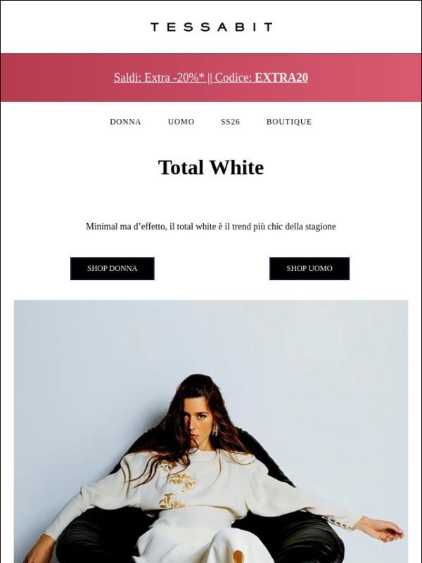 L’eleganza del bianco