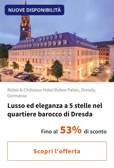 Lusso ed eleganza a 5 stelle nel quartiere barocco di Dresda